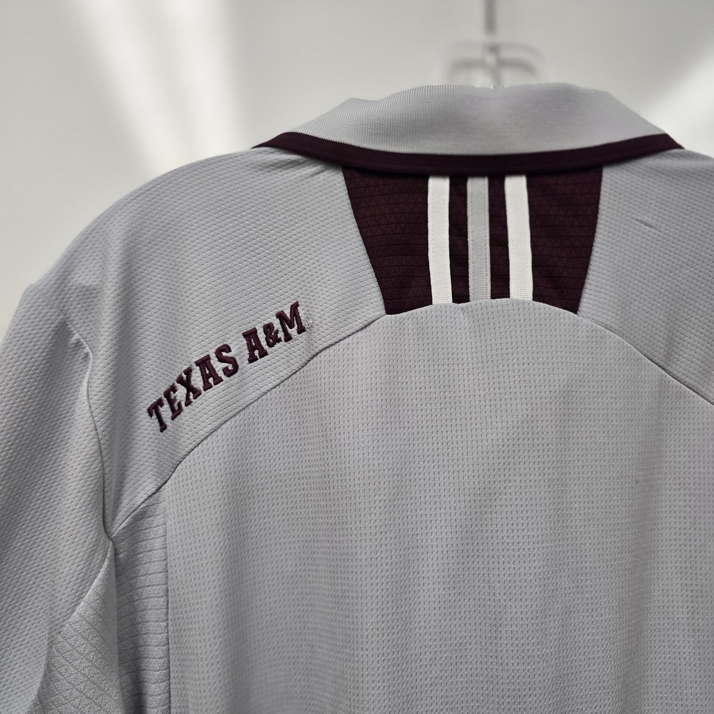 Texas A&M Aggies Adidas Men's‎ Polo Shirts Medium College Collegiate Golf Shirt - Picture 6 of 9